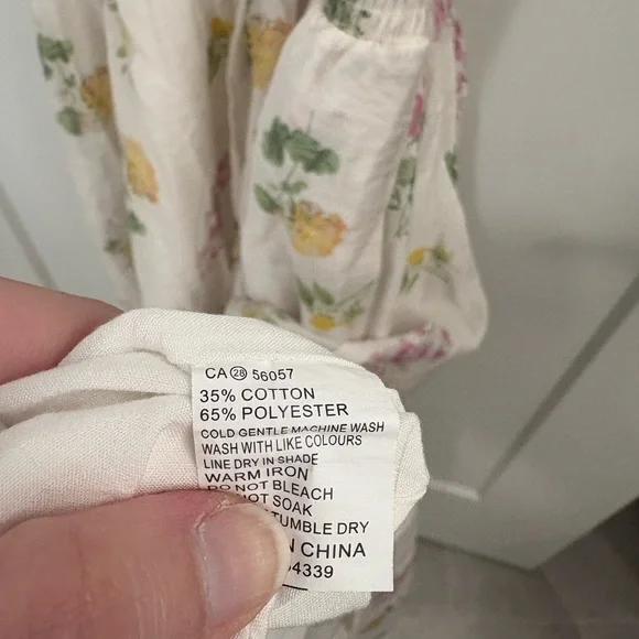 Petal and Pup Reverie Smocked Maxi Dress in Purple Ditzy Floral Size Medium - Picture 11 of 12